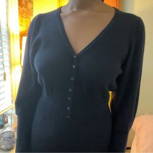 Rouje black knit dress